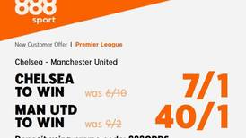 Get 7/1 for Chelsea or 40/1 for Man Utd to win